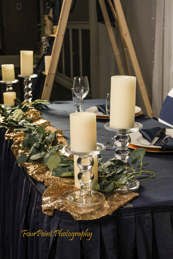 Banquet Hall, Candles, FourPoint-Photography, Commercial-Photography